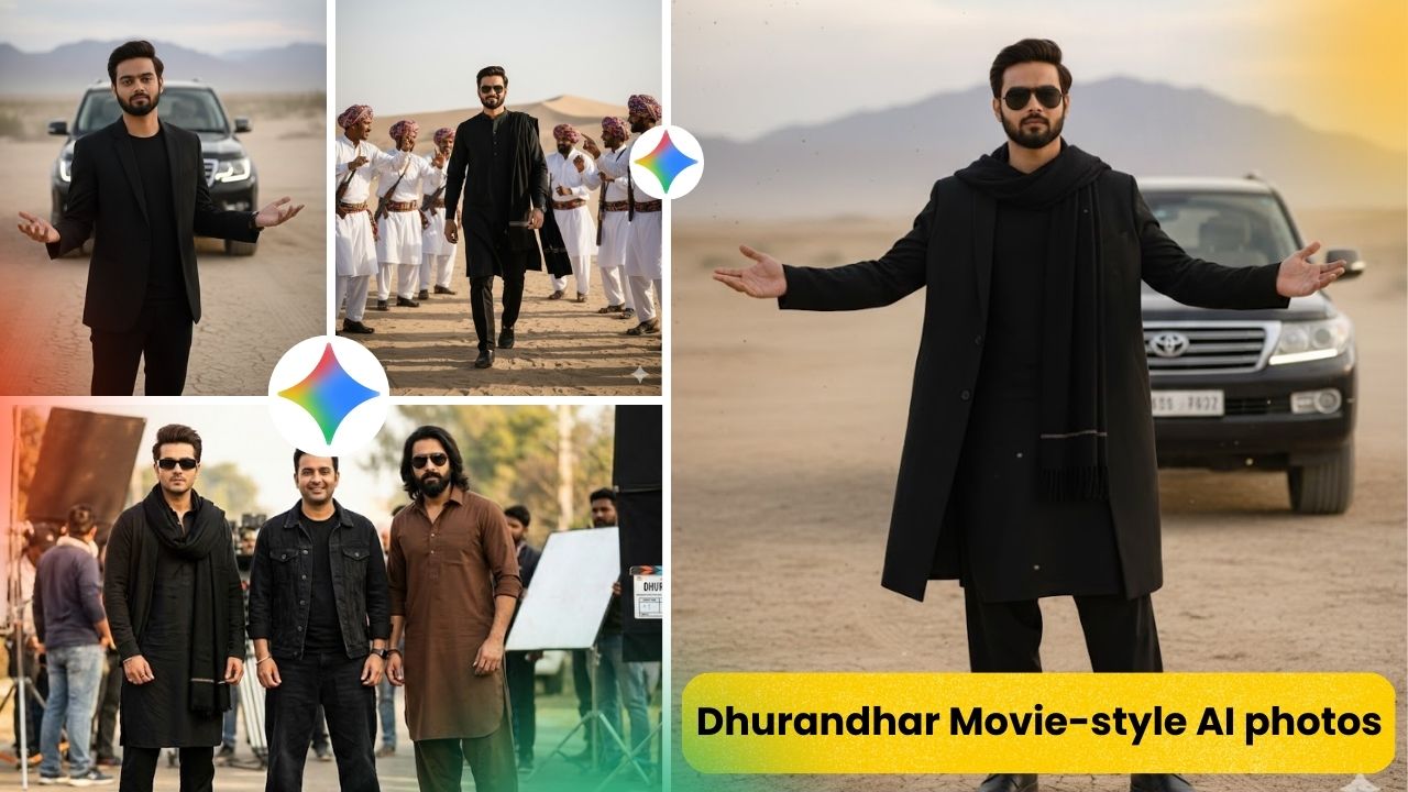 Dhurandhar Movie-style AI photos