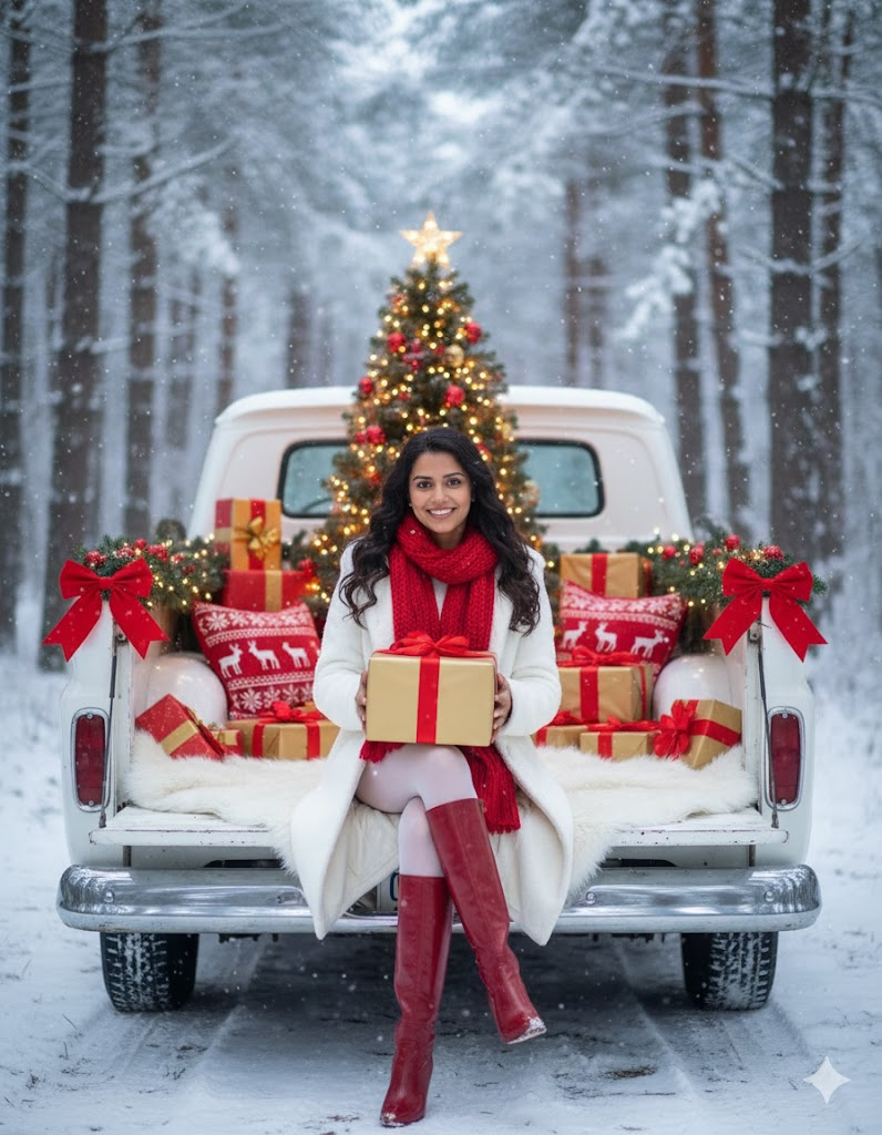 15 Gemini AI Prompts for Girls to Create Stunning Christmas Portraits
