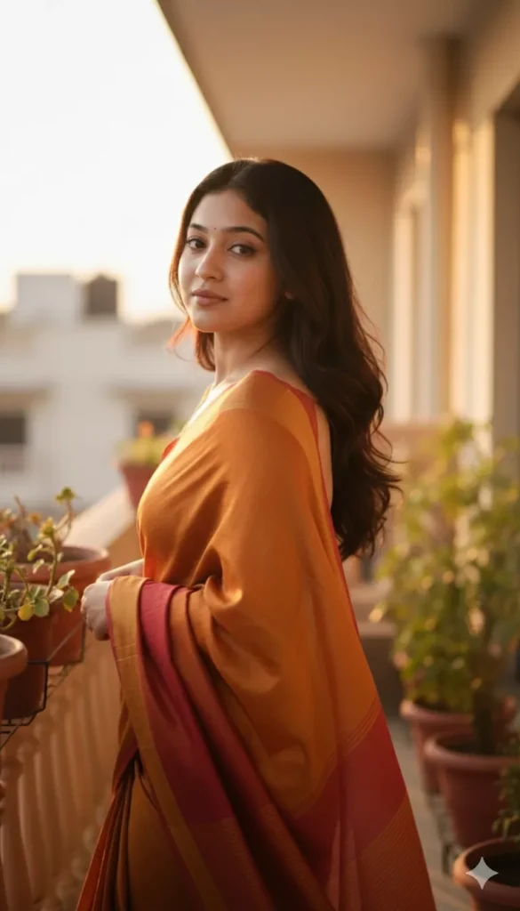 Balcony Portrait Photo for Girl