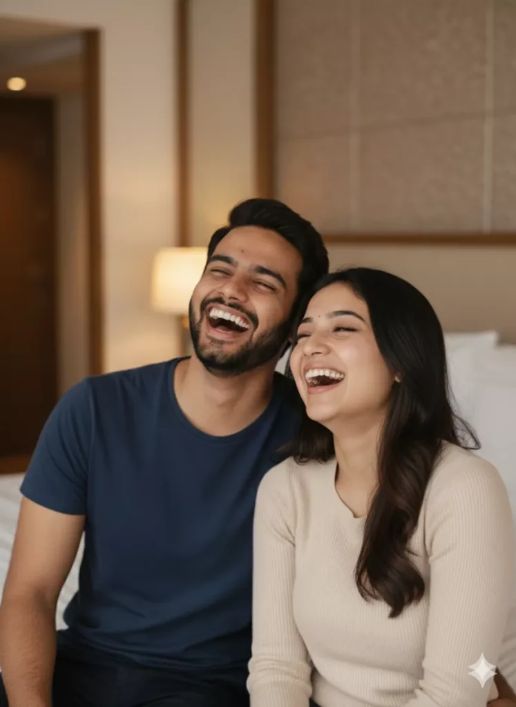 Hotel Room Portrait for Couple Gemini AI Prompts