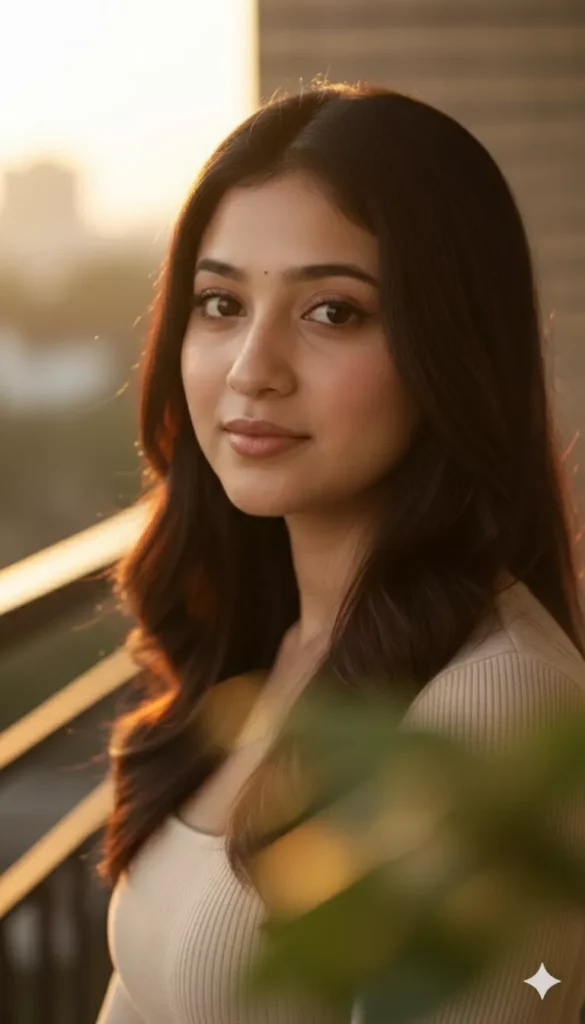 Balcony Portrait Photo for Girl