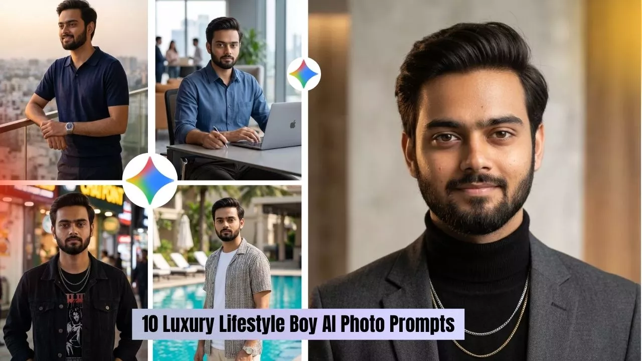 10 Luxury Lifestyle Boy AI Photo Prompts