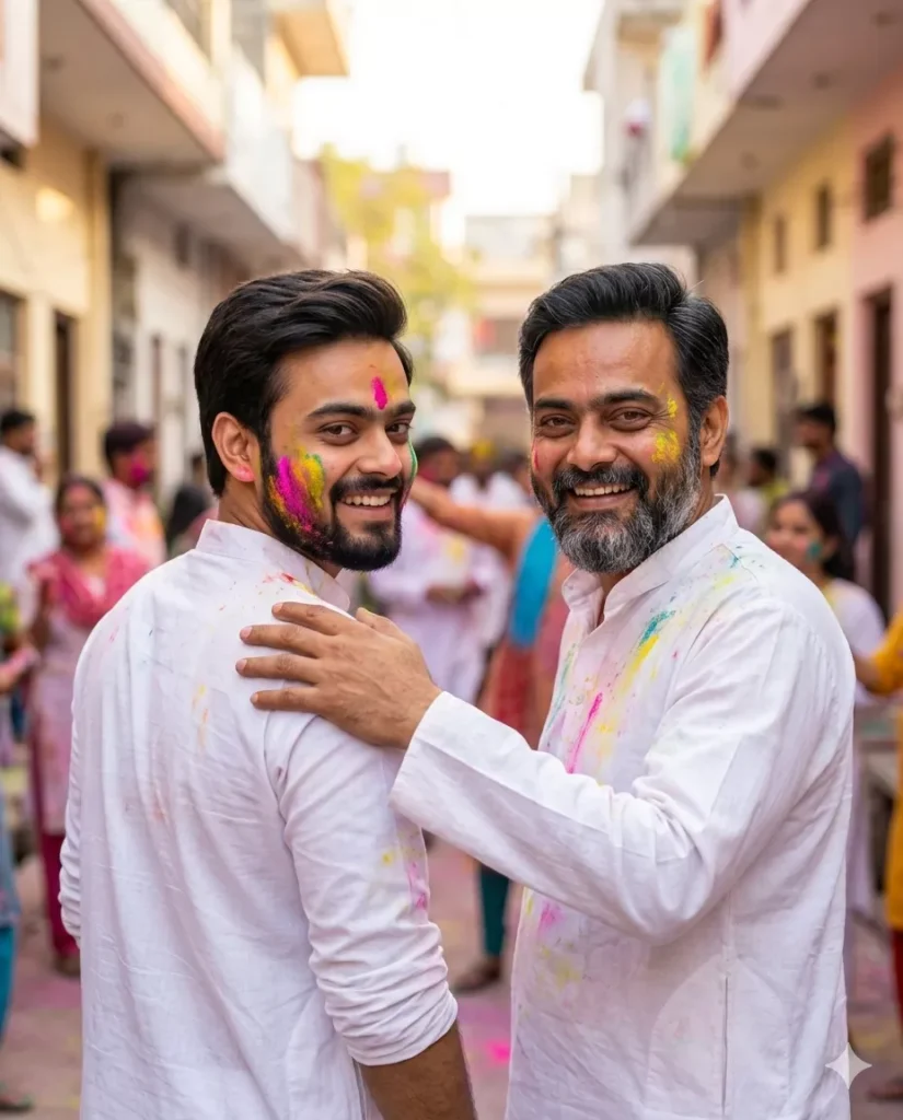 Holi With Papa AI Photo Editing Prompts 2026