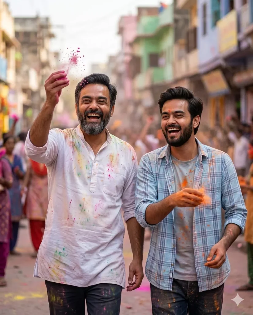 Holi With Papa AI Photo Editing Prompts 2026