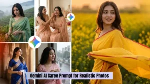 30 Gemini AI Saree Prompt for Realistic Photos (Copy and Paste)